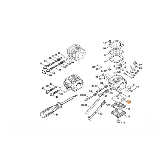 STIHL  Membrana pompy 4116 121 4800